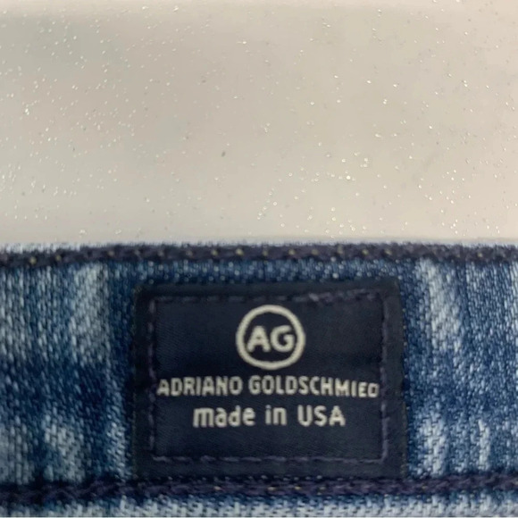 Adriano Goldschmied AG Jeans Woman Size 27 Crop Cuff Low Rise Stretch - Picture 7 of 11